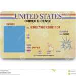 0C39C0 California Driver License Template | Wiring Library For Blank Drivers License Template