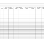 10 Column Accounting Worksheet | Printable Worksheets And For Blank Ledger Template