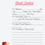 10+ Free Blank Printable Santa Letter Template | How To Wiki Regarding Letter From Santa Template Word