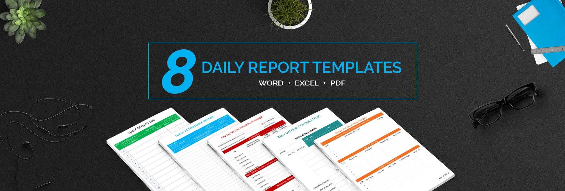 10+ Free Daily Report Templates – Construction, Sales With Free Construction Daily Report Template