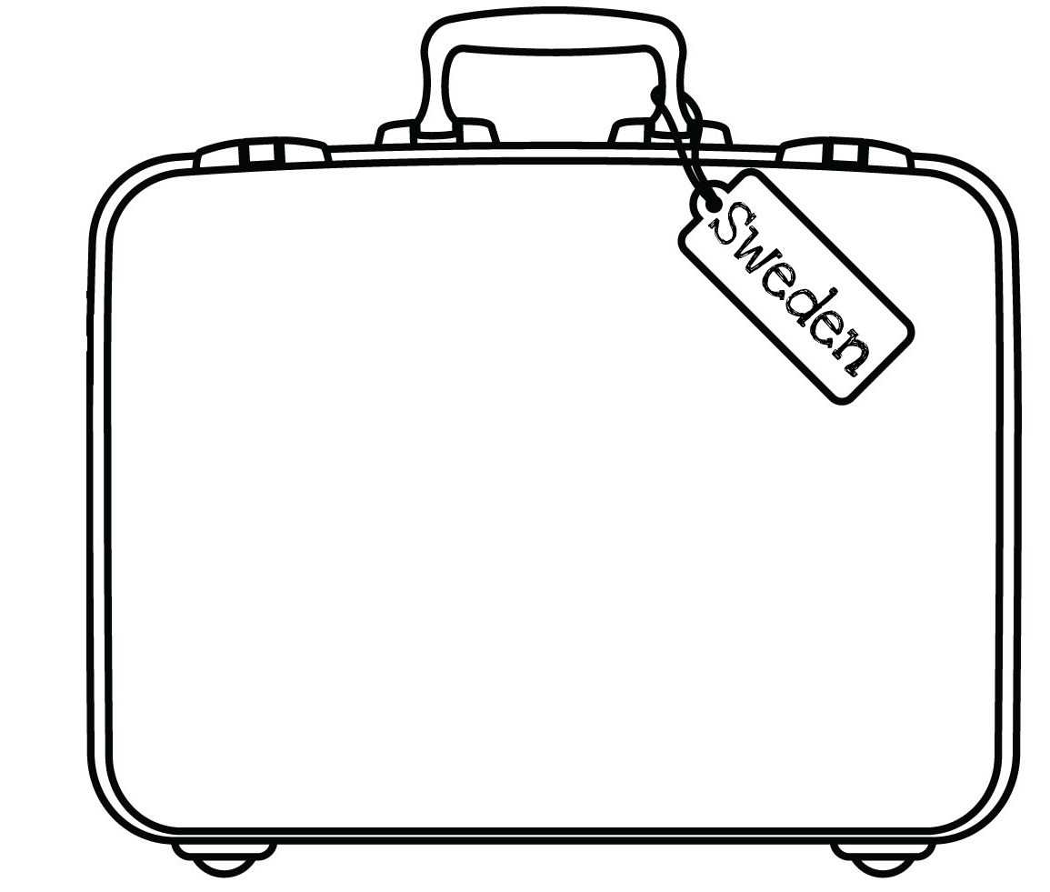 10 Suitcase Clipart Empty For Free Download On Saurabh Pertaining To Blank Suitcase Template