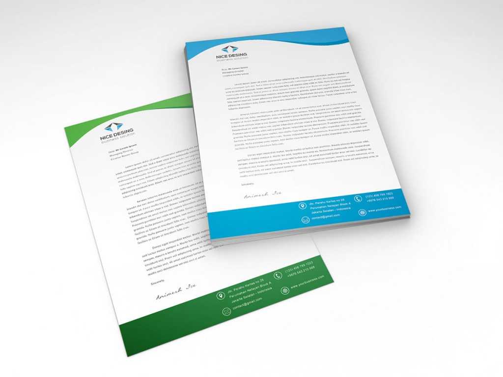 12+ Free Letterhead Templates In Psd Ms Word And Pdf Format Inside Free Letterhead Templates For Microsoft Word