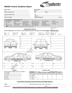 12+ Vehicle Condition Report Templates - Word Excel Samples within Truck Condition Report Template
