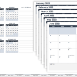 15 Free Monthly Calendar Templates | Smartsheet In Blank One Month Calendar Template
