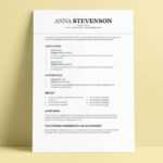 15+ Student Resume & Cv Templates To Download Now With Regard To College Student Resume Template Microsoft Word