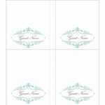 16 Printable Table Tent Templates And Cards ᐅ Templatelab In Table Tent Template Word