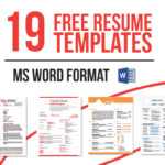 19 Free Resume Templates Download Now In Ms Word On Behance Throughout Free Downloadable Resume Templates For Word