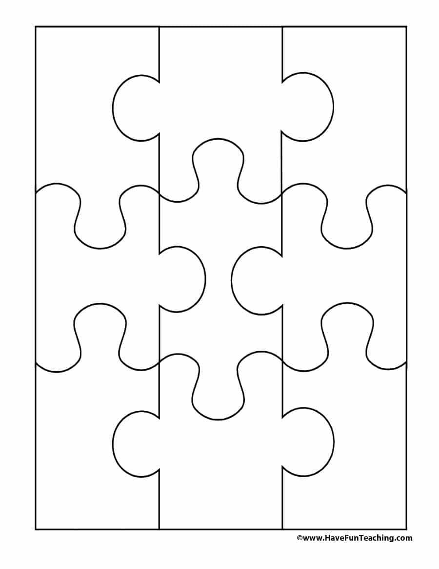 19 Printable Puzzle Piece Templates ᐅ Templatelab Throughout Blank Jigsaw Piece Template