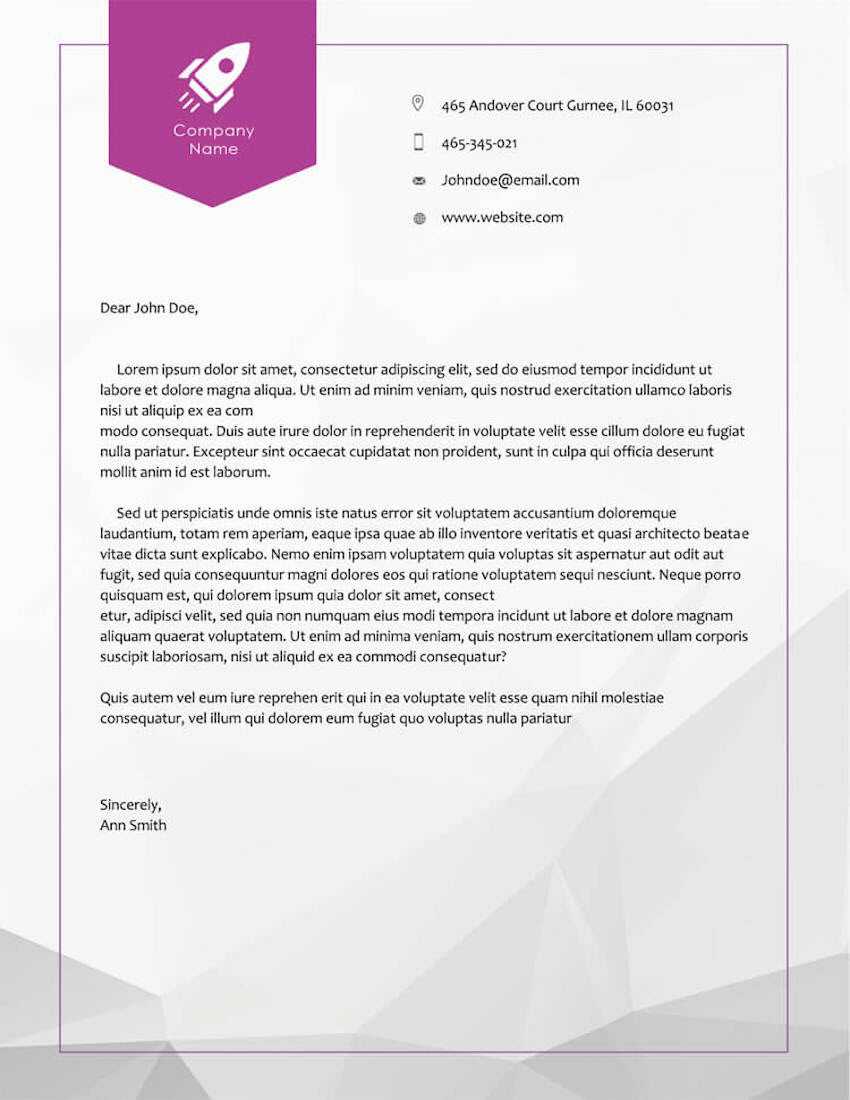 20 Best Free Microsoft Word Corporate Letterhead Templates Pertaining To Headed Letter Template Word
