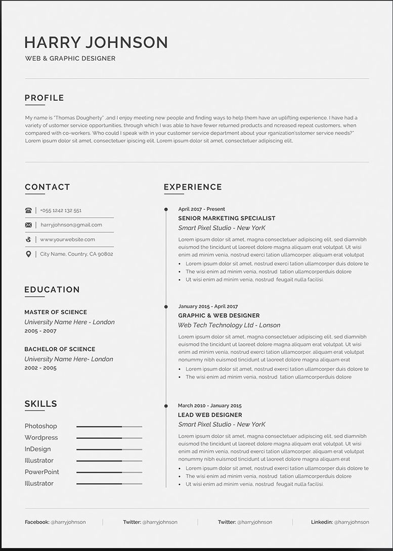 20+ Free And Premium Word Resume Templates [Download] In How To Find A Resume Template On Word