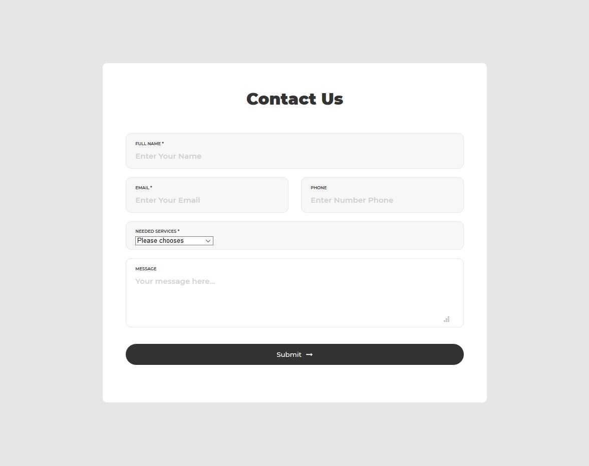 20 Free Awesome Bootstrap Contact Form Templates 2019 – Colorlib Pertaining To Enquiry Form Template Word