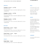 20+ Google Docs Resume Templates [Download Now] Within Google Word Document Templates
