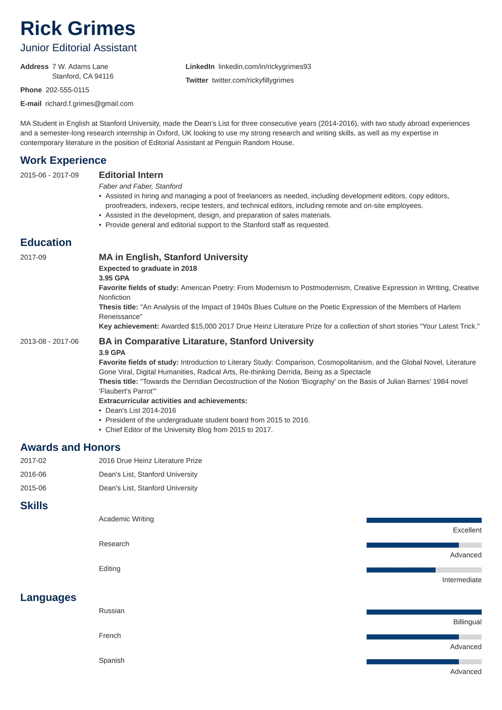 20+ Student Resume Examples (Template & Guide With Tips) With Regard To College Student Resume Template Microsoft Word