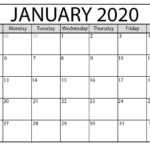 2020 Calendar Template For Kids Big Fonts | Calendar Shelter Within Blank Calendar Template For Kids