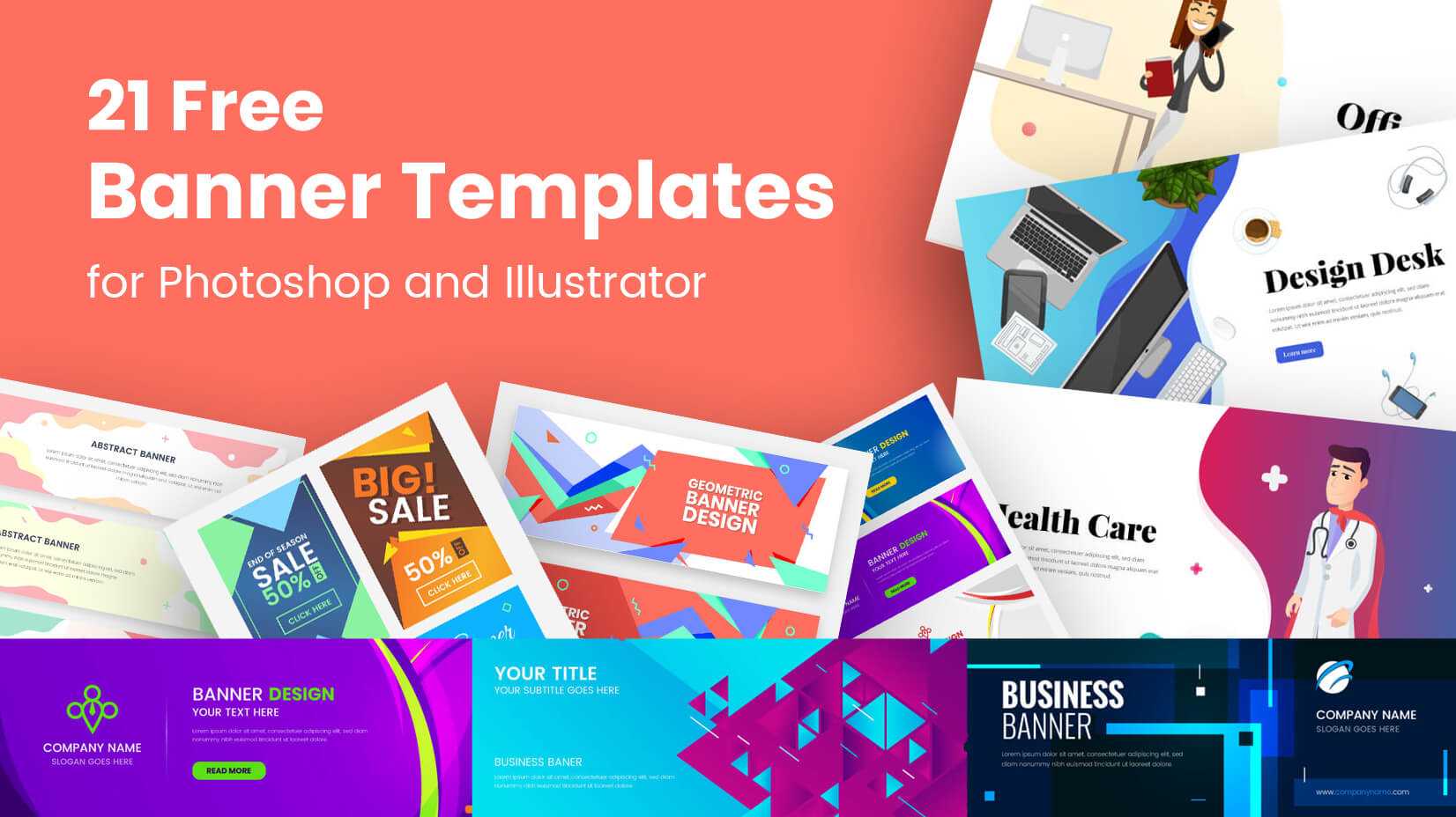21 Free Banner Templates For Photoshop And Illustrator For Banner Template For Photoshop