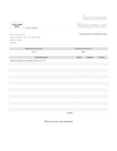 23 Editable Bank Statement Templates [Free] ᐅ Templatelab with Blank Bank Statement Template Download