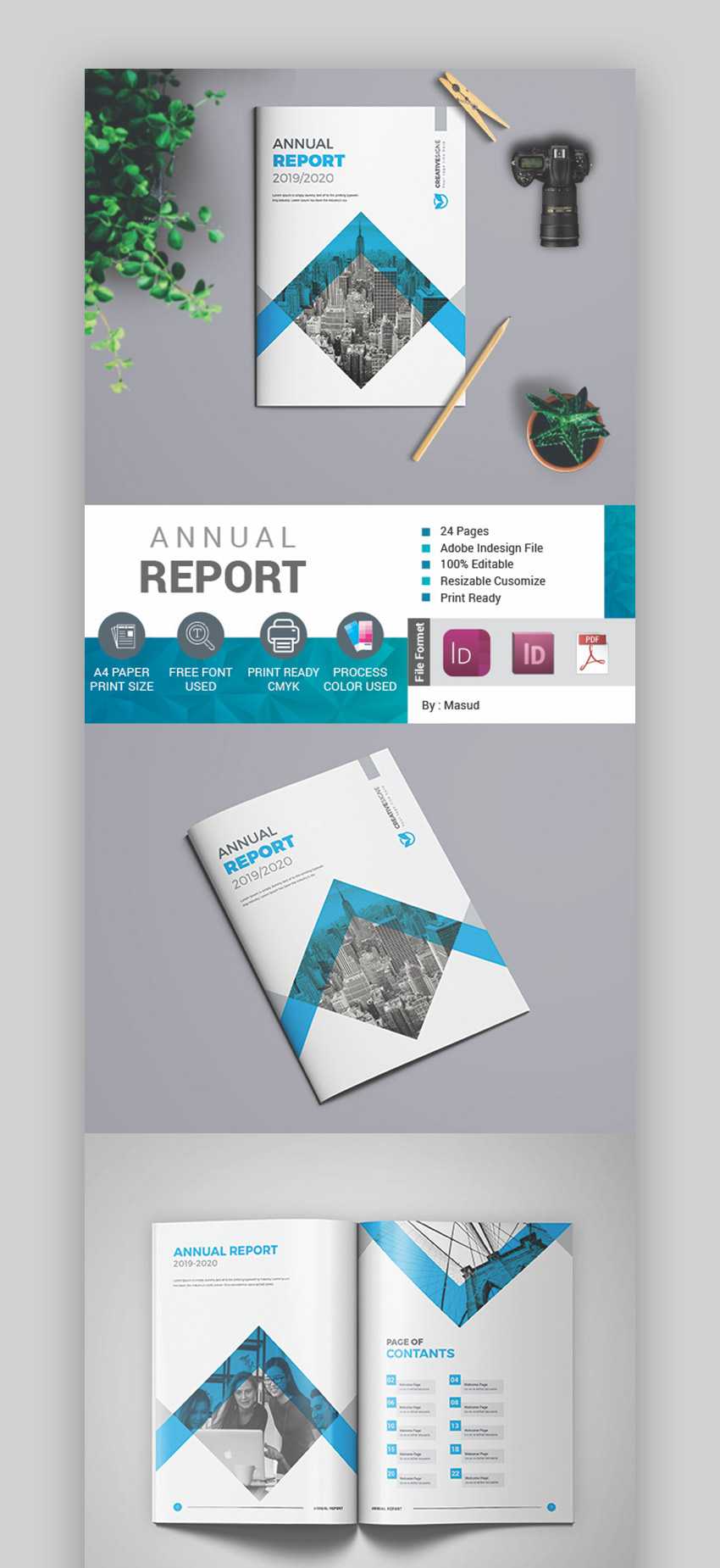 25+ Best Annual Report Templates – With Creative Indesign Throughout Free Annual Report Template Indesign