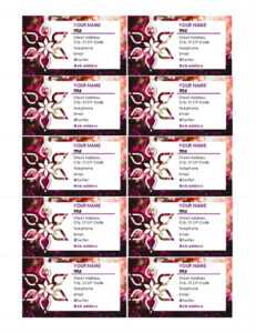 25+ Free Microsoft Word Business Card Templates (Printable pertaining to Free Business Cards Templates For Word
