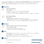 25 Resume Templates For Microsoft Word [Free Download] For Combination Resume Template Word