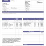 28 Free Estimate Template Forms [Construction, Repair With Regard To Blank Estimate Form Template