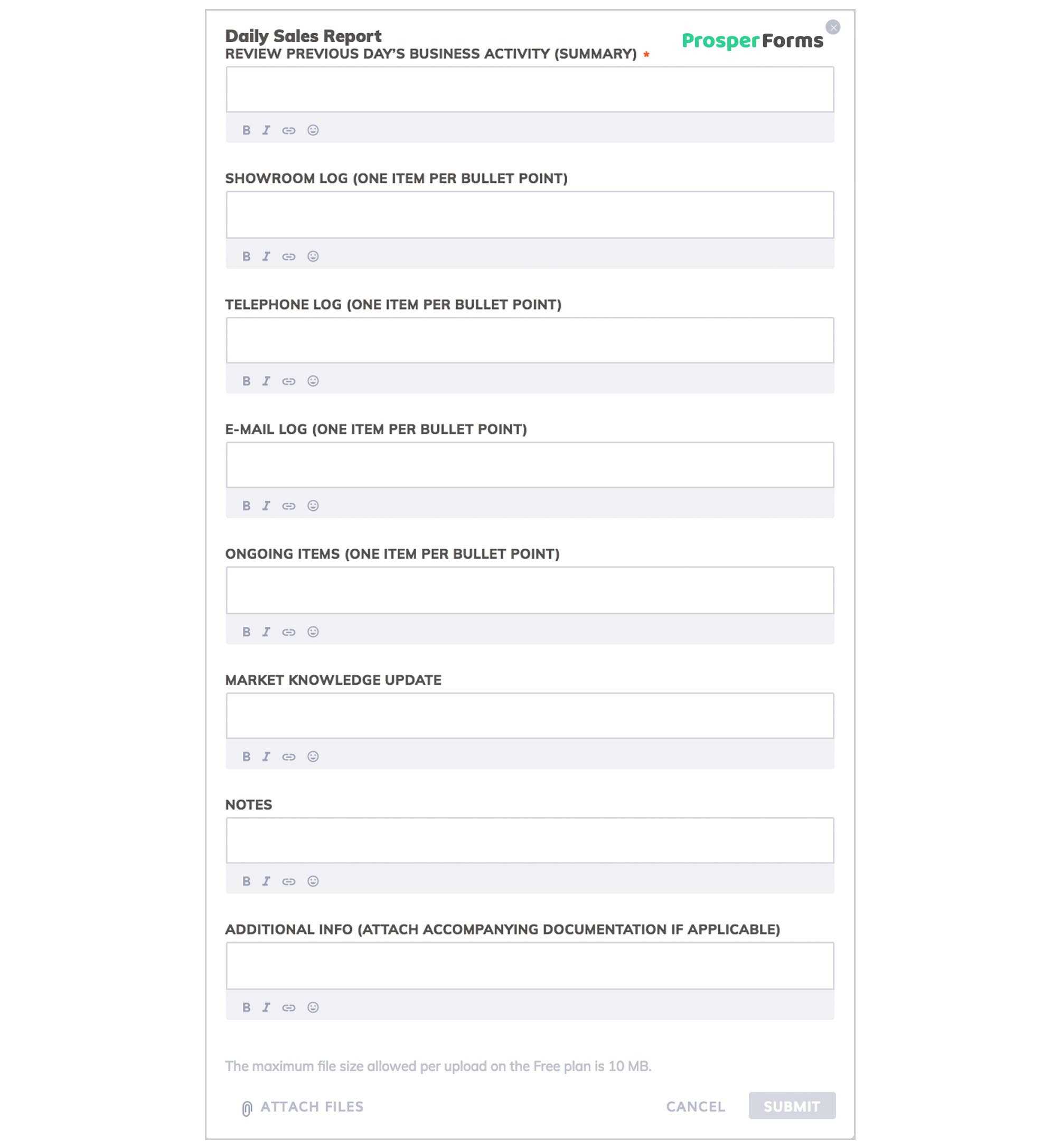 3 Best Examples: Daily Report Template | Free Templates Download For Daily Activity Report Template