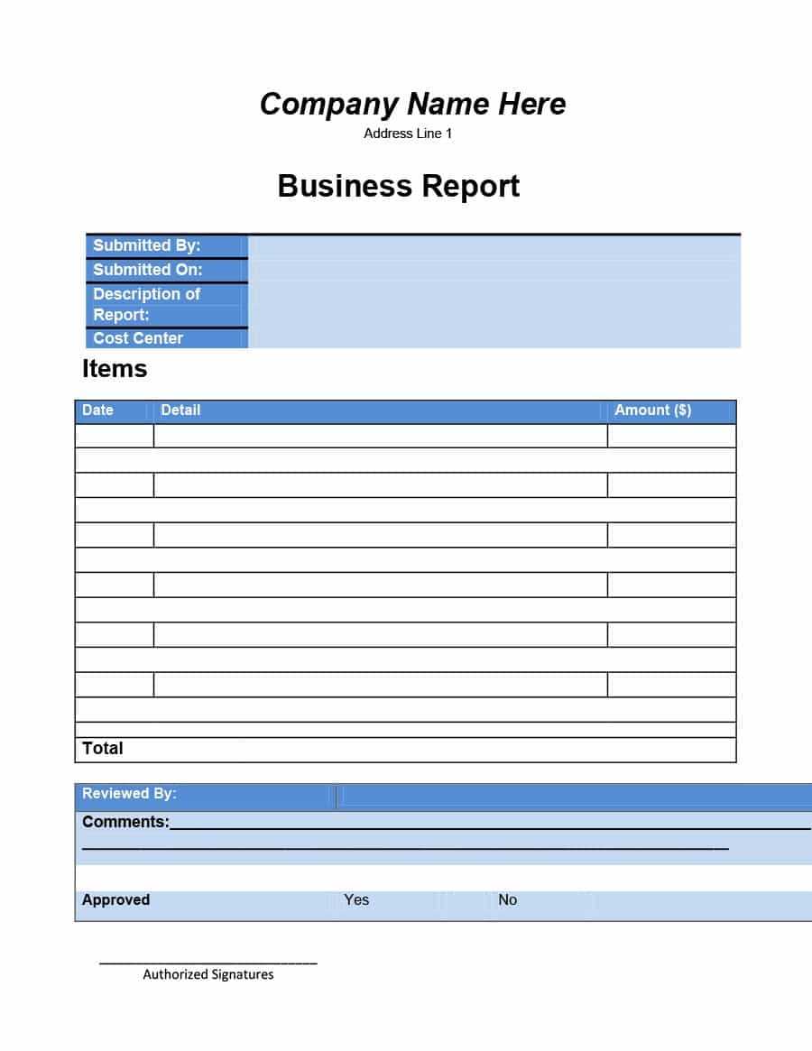 30+ Business Report Templates & Format Examples ᐅ Templatelab Regarding Business Review Report Template