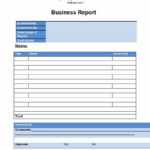 30+ Business Report Templates & Format Examples ᐅ Templatelab Within Customer Visit Report Template Free Download