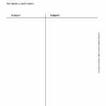 30 Printable T Chart Templates & Examples – Template Archive Inside T Chart Template For Word
