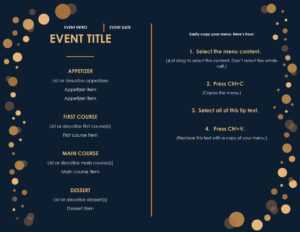 32 Free Simple Menu Templates For Restaurants, Cafes, And throughout Free Cafe Menu Templates For Word