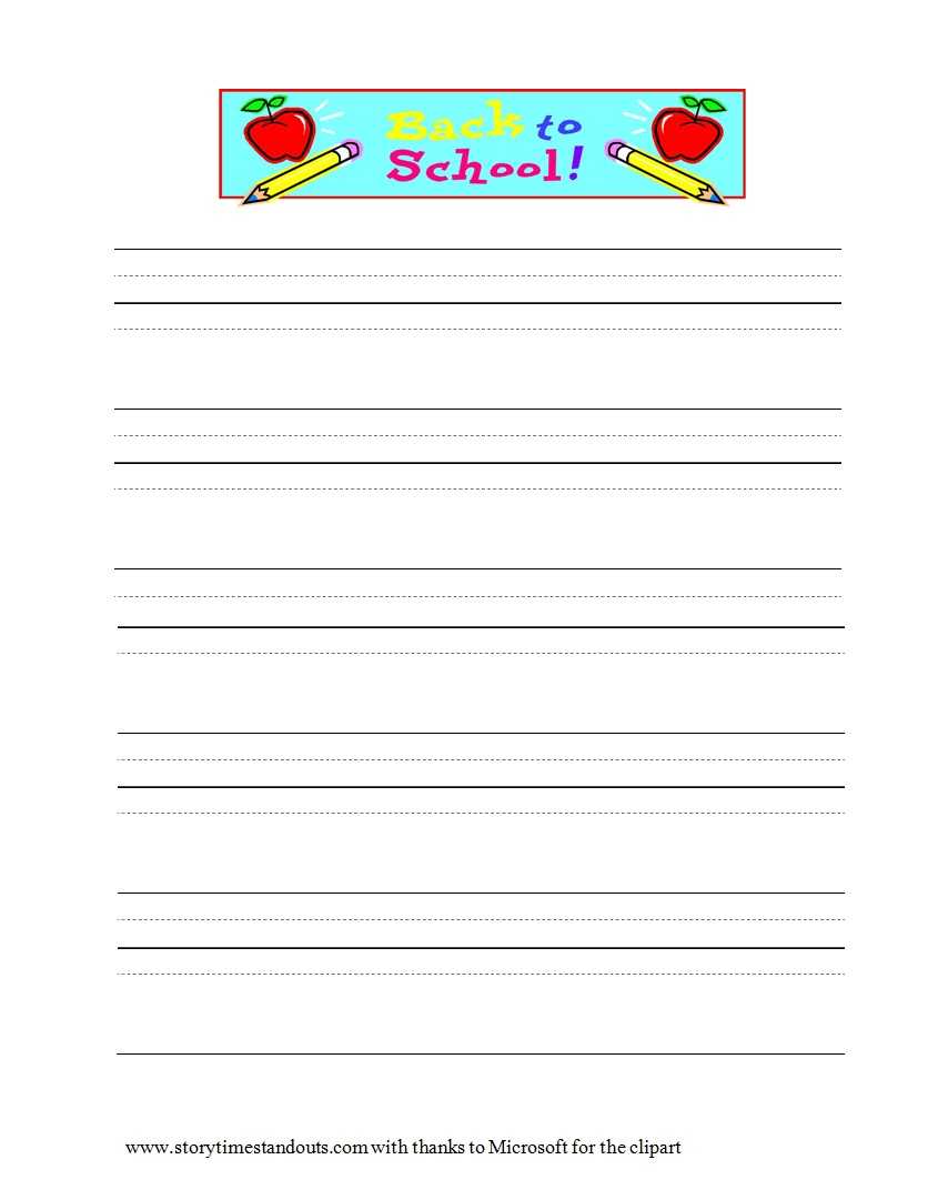 32 Printable Lined Paper Templates ᐅ Templatelab For Microsoft Word Lined Paper Template