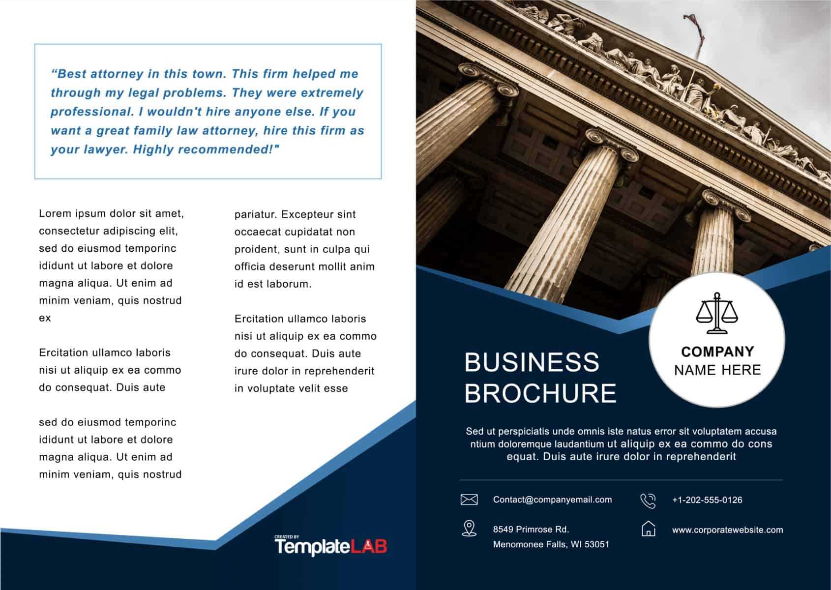 33 Free Brochure Templates (Word + Pdf) ᐅ Templatelab In Free Business Flyer Templates For Microsoft Word