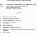34 The Best Club Agm Agenda Template For Ms Word With Club With Regard To Treasurer's Report Agm Template