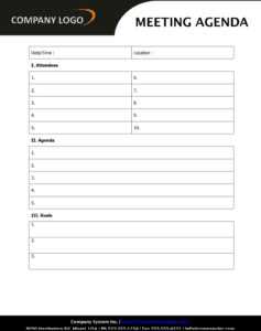 37 Printable Conference Agenda Template Word Templates with regard to Agenda Template Word 2010