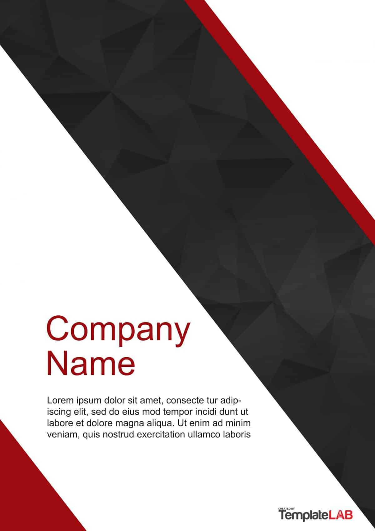 39 Amazing Cover Page Templates (Word + Psd) ᐅ Templatelab Regarding Cover Pages For Word Templates