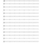 4/4 Time Signature Single Bar Blank Sheet Music | Woo! Jr In Blank Sheet Music Template For Word