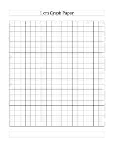 4+ Free Printable 1 (Cm) Centimeter Graph Paper | 1 Cm Grid within 1 Cm Graph Paper Template Word