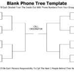 4 Phone Tree Templates – Word Excel Formats With Calling Tree Template Word