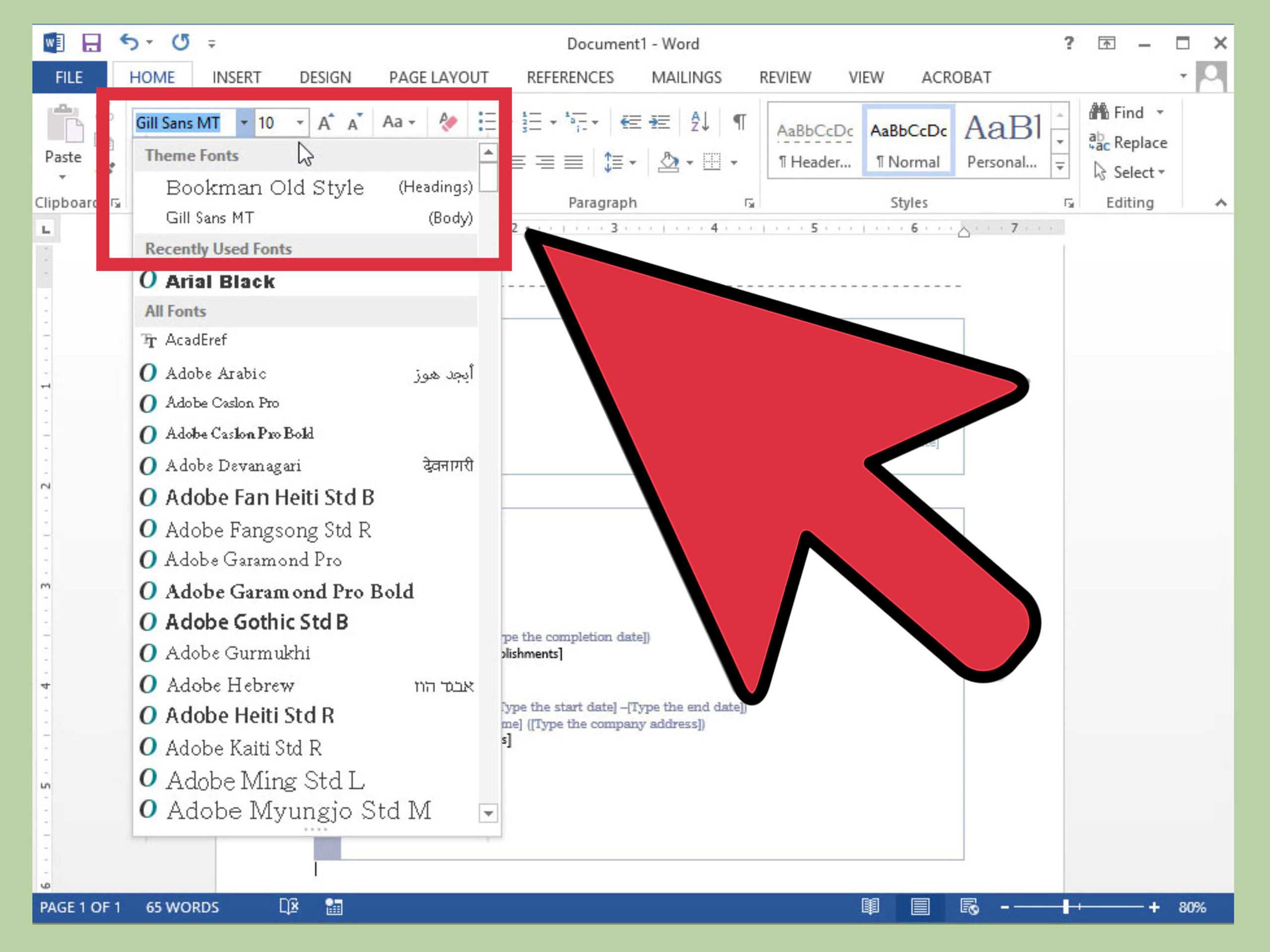 4 Ways To Create A Resume In Microsoft Word – Wikihow Regarding Creating Word Templates 2013