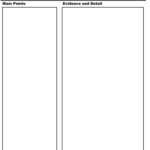 40 Free Cornell Note Templates (With Cornell Note Taking With Note Taking Template Word