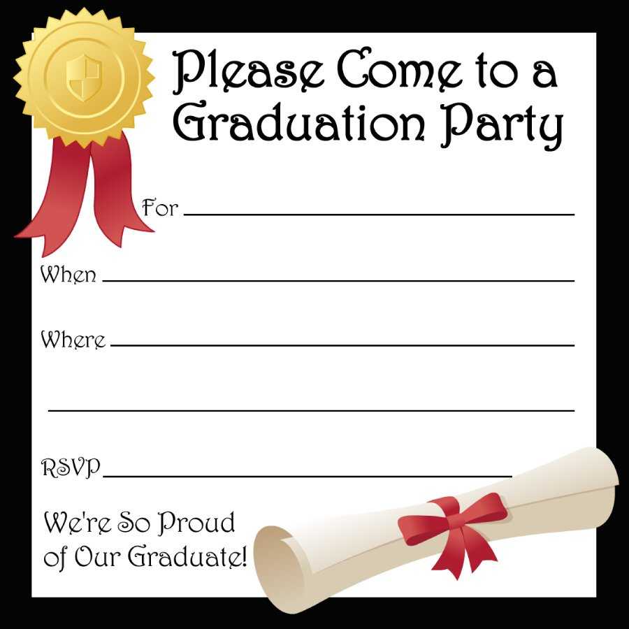 40+ Free Graduation Invitation Templates ᐅ Templatelab Within Free Graduation Invitation Templates For Word