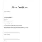 40+ Free Stock Certificate Templates (Word, Pdf) ᐅ Templatelab in Blank Share Certificate Template Free