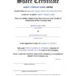 40+ Free Stock Certificate Templates (Word, Pdf) ᐅ Templatelab Pertaining To Blank Share Certificate Template Free