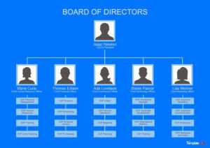 40 Organizational Chart Templates (Word, Excel, Powerpoint) for Company Organogram Template Word
