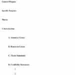 43 Informative Speech Outline Templates & Examples For Speech Outline Template Word