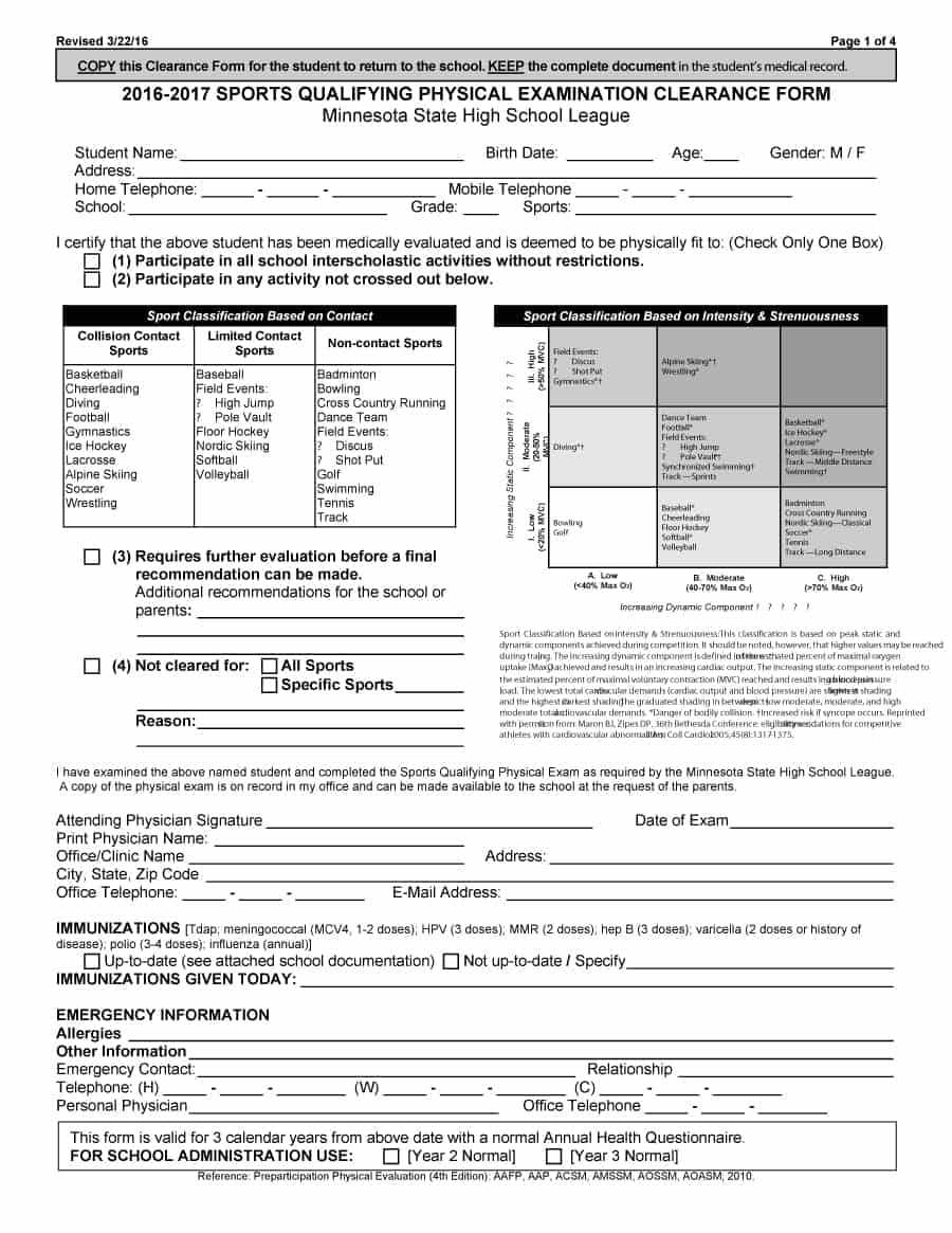 43 Physical Exam Templates & Forms [Male / Female] Inside History And Physical Template Word