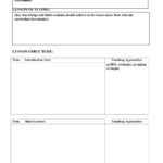 44 Free Lesson Plan Templates [Common Core, Preschool, Weekly] For Teacher Plan Book Template Word