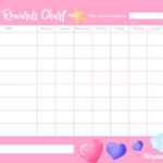44 Printable Reward Charts For Kids (Pdf, Excel & Word) For Reward Chart Template Word