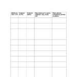 45 Printable Inventory List Templates [Home, Office, Moving] In Blank Table Of Contents Template Pdf