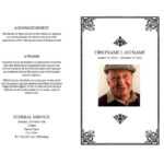 47 Free Funeral Program Templates (In Word Format) ᐅ In Free Obituary Template For Microsoft Word