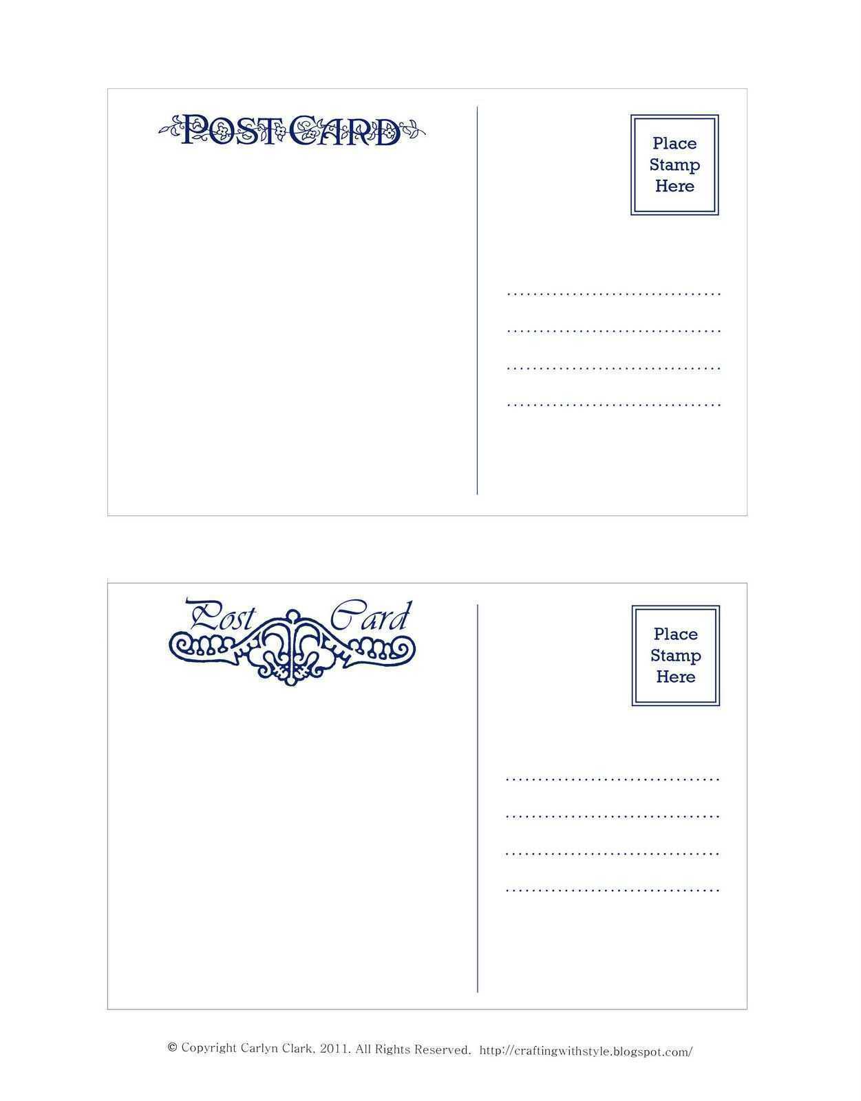49 Customize Our Free Canada Post 4X6 Postcard Template For Pertaining To Microsoft Word 4X6 Postcard Template